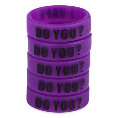 Decorative Silicone Ring Purple