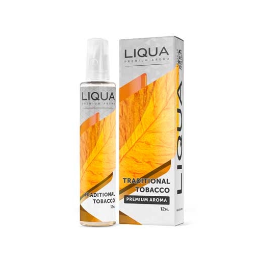 Liqua Traditional Tobacco 12ml/60ml Bottle flavor