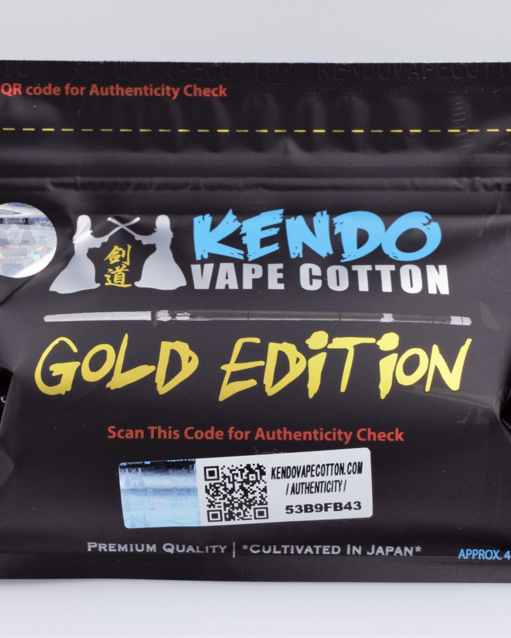 Kendo Vape Cotton – Gold Edition